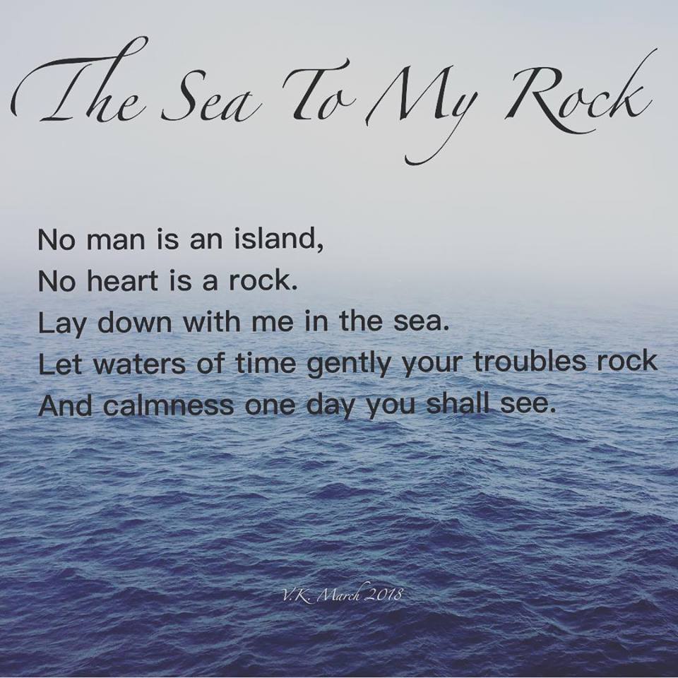 The Sea To My Rock - Poem by Valerie Kolomiets