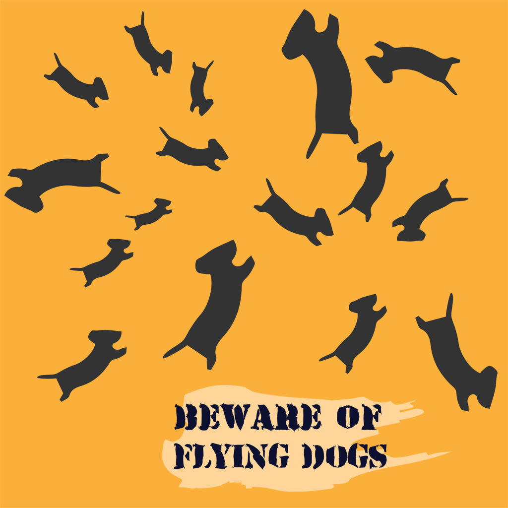 Flying Dogs Pattern Design - Valerie Kolomiets